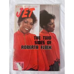 Vintage Jet Magazines - November 29, 1979,  Two Sides of Roberta Flack